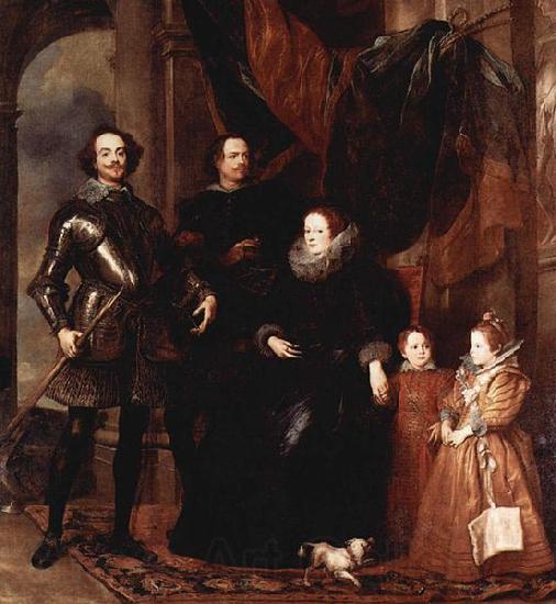 Anthony Van Dyck Portrat der Familie Lomellini